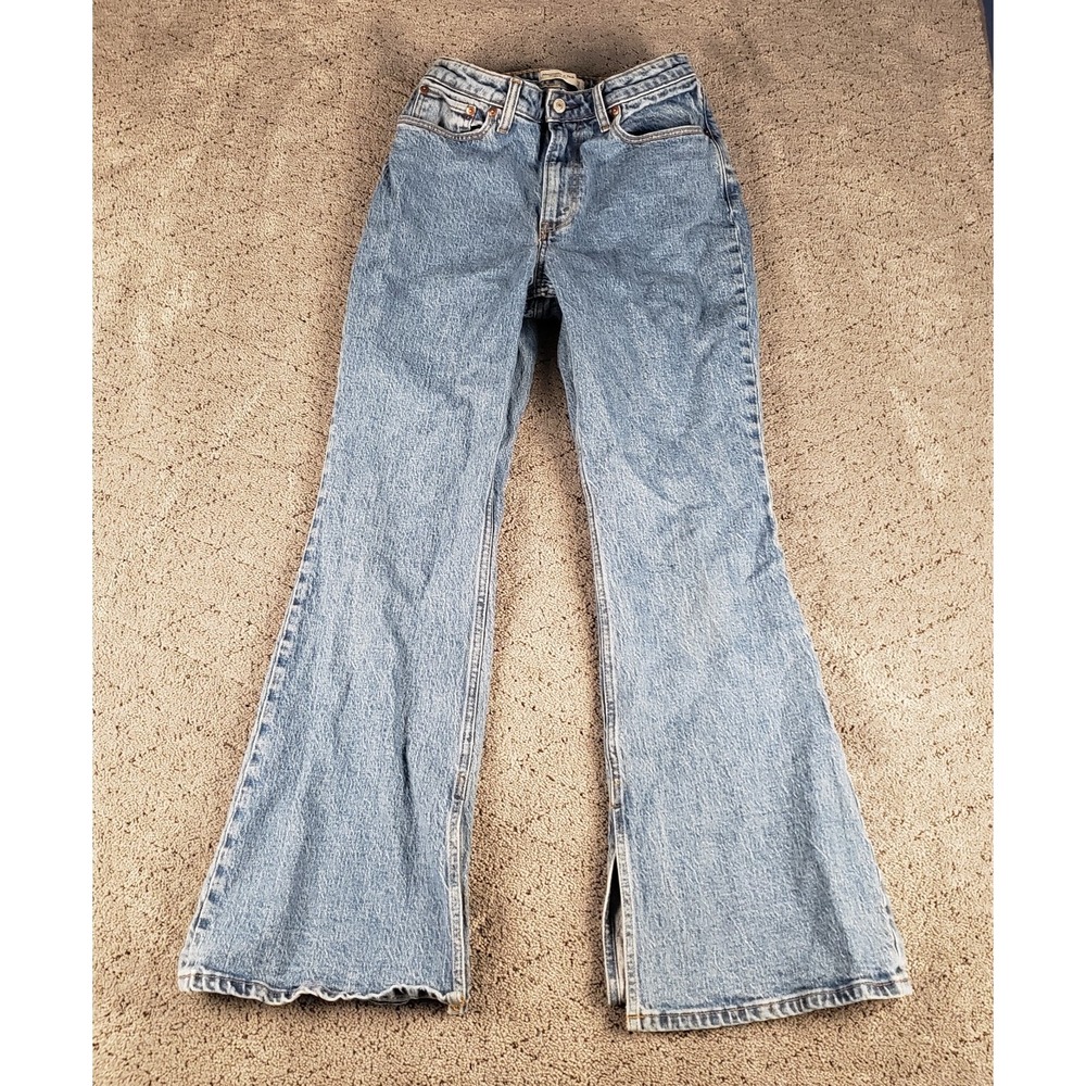 Abercrombie & Fitch Jeans Womens 4 Blue Vintage Flare High Rise Stretch Denim